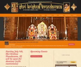 Krishnavrunda.org(Shri Krishna Vrundavana) Screenshot