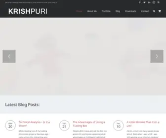 Krishpuri.com(Krish Puri) Screenshot