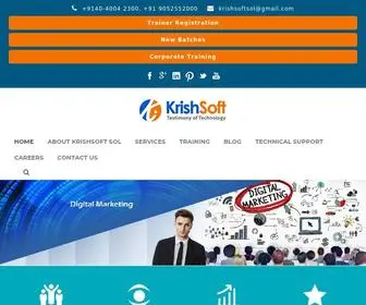 Krishsoftsol.com(Krish Software Solutions) Screenshot