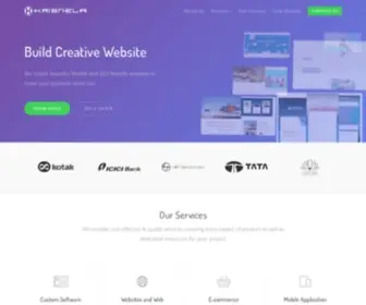Krisnela.com(Krisnela Web Design and Development Company) Screenshot