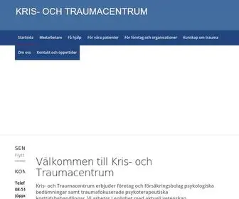 Krisochtraumacentrum.se(Och Traumacentrum) Screenshot