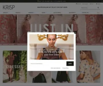 Krisp.co.uk(Shop For Womens Clothing) Screenshot