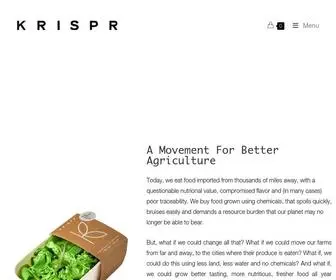 Krisprfarms.com(Taking Farming Vertical) Screenshot