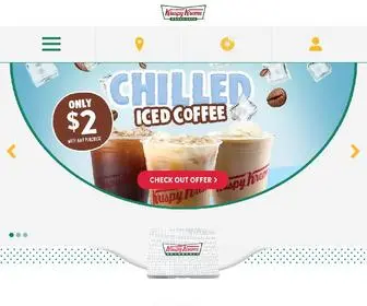 Krispykreme.co.nz(Krispy Kreme) Screenshot