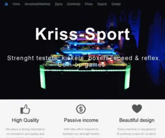 Kriss-Sport.com(Amusement Machines) Screenshot