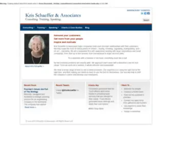 Krisschaeffer.com(Kris Schaeffer & Associates) Screenshot