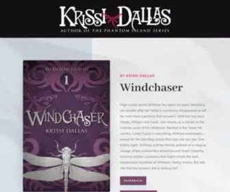 Krissidallas.com(Official Site of Krissi Dallas) Screenshot