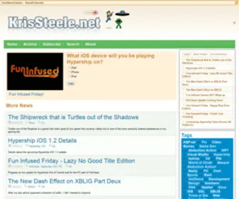 Krissteele.net(Stark Raving Kris) Screenshot