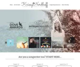 Krissynordhoff.com(Worship Songwriter) Screenshot