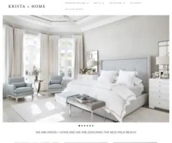 Kristahome.com(Interior Designer Serving Palm Beach County) Screenshot