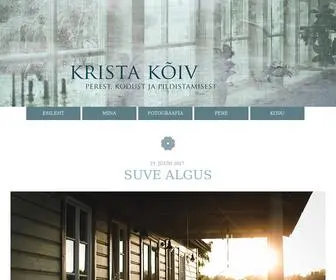 Kristakoiv.com(Krista Kõiv) Screenshot