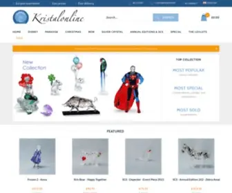 Kristalonline.com(Swarovski shop) Screenshot
