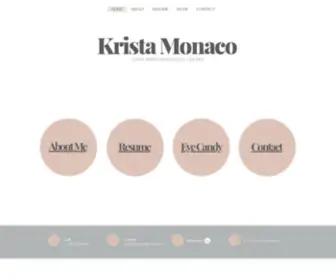 Kristamonaco.com(Krista Monaco) Screenshot