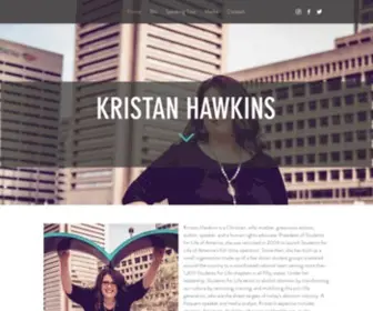 Kristanhawkins.com(Kristan Hawkins) Screenshot