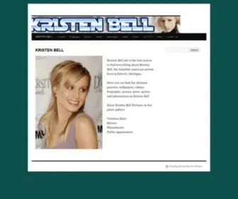 Kristen-Bell.net(Berita Tentang Artis Hollywood Wanita Paling Lengkap) Screenshot