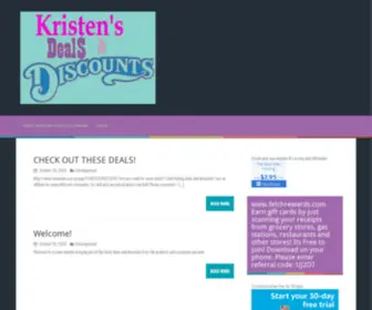 Kristensdealsanddiscounts.com(Finding the best deals and discounts for you on the best products) Screenshot