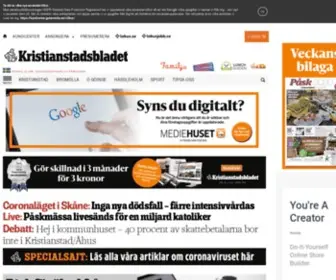 Kristianstadsbladet.se(Kristianstadsbladet) Screenshot