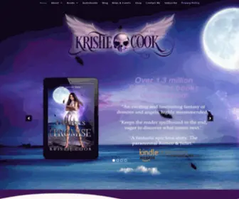 Kristiecook.com(Author Kristie Cook Official Website) Screenshot