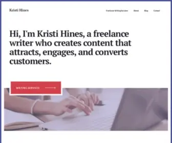 Kristihines.com(Kristi Hines) Screenshot