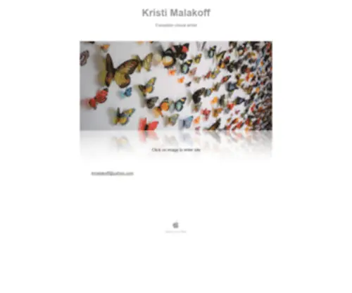 Kristimalakoff.com(Index) Screenshot