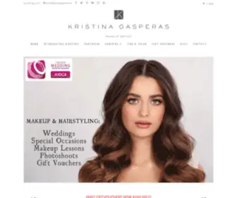 Kristinagasperas.com(Kristina Gasperas Makeup Artist) Screenshot