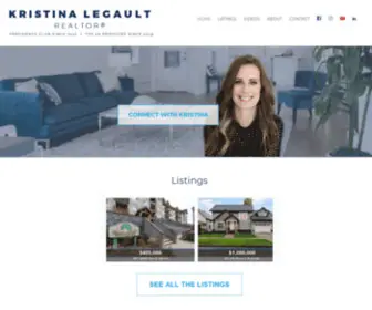 Kristinalegault.com(Kristina Legault Realtor) Screenshot