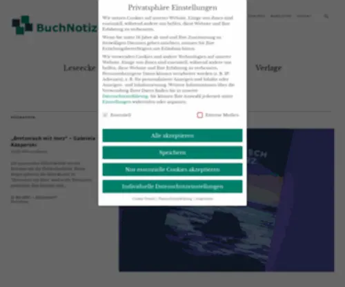 Kristinas-Lesewelt.de(BuchNotizen) Screenshot