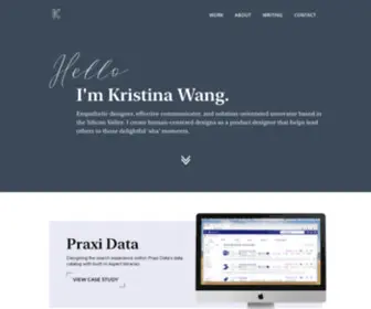 Kristinaw.com(Kristina Wang) Screenshot