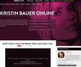 Kristinbauer.net(Kristin) Screenshot