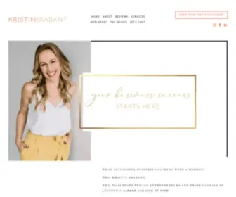 Kristinbrabant.com(Kristin Brabant Coaching) Screenshot