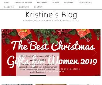 Kristinesblog.com(Kristine's Blog) Screenshot