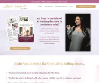 Kristinhodnett.com(Burnout Coaching for Women) Screenshot