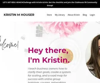 Kristinmhouser.com(Create) Screenshot