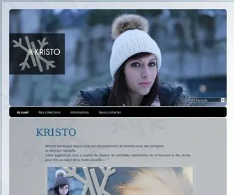 Kristo-Bonnet.fr(Fabricant de bonnet en Haute Savoie) Screenshot