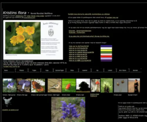 Kristvi.net(Kristins flora) Screenshot