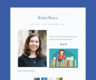 Kristyboyceauthor.com(Kristy Boyce) Screenshot