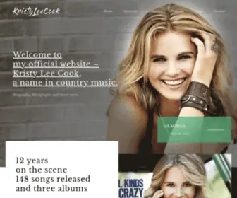 Kristyleecook.com(Kristy Lee Cook) Screenshot