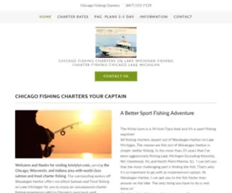 Kristylynn.com(Kristy Lynn Fishing Charters on Lake Michigan) Screenshot