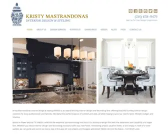 Kristymastrandonas.com(Kristy Mastrandonas Interior Design) Screenshot