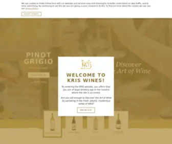 Kriswine.com(KRIS Wine) Screenshot
