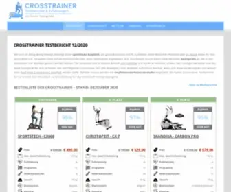 Kritischer-Crosstrainer-Test.de(Crosstrainer Test 05/2021 ➤ Preise) Screenshot