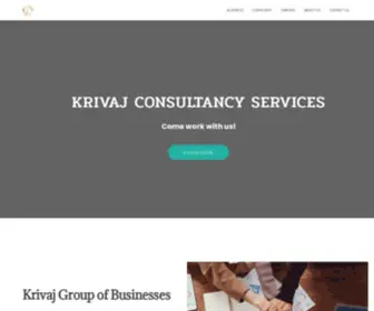 Krivaj.com(KRIVAJ CONSULTANCY SERVICES) Screenshot