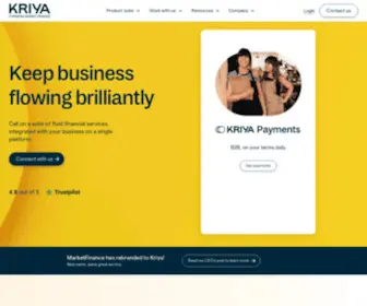 Kriya.co(B2B payments & credit) Screenshot