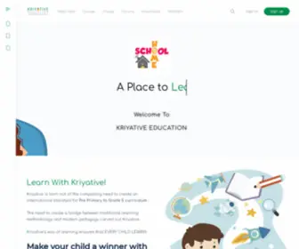 Kriyativeedu.com(Kriyative Education) Screenshot