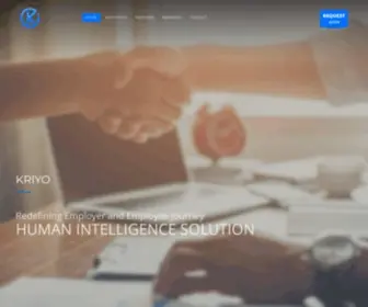 Kriyo.net(Revolutionizing the Employer and Employee journey) Screenshot