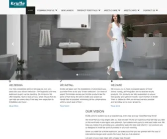 Kriztle.com(Sanitaryware, Bathroom Cabinet, Bathroom Partition, Table Top Wash Basins, Bathroom Accessories) Screenshot
