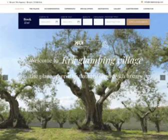 KRKglamping.com(Exclusive accommodation on the island Krk) Screenshot