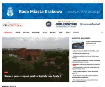 KRknews.pl(Cały Kraków w jednym miejscu. KRKnews to niezależny serwis informacyjno) Screenshot
