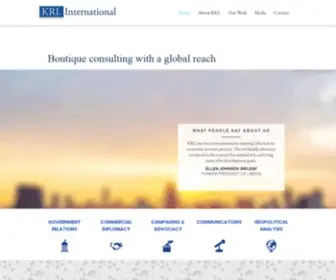 Krlinternational.com(KRL International) Screenshot