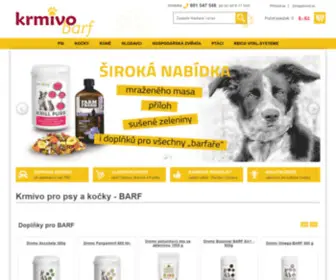 Krmivo-Barf.cz(Krmivo pro psy a kočky) Screenshot